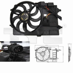 Ventilateur refroidissement moteur radiateur compatible avec MINI Mini R50 R53 Cooper One - Photo 1/1