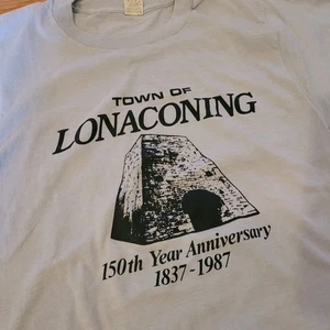 Camiseta Single Stitch Town Of Lonaconing Maryland Talla M 150th Ann 1837-1987 - Imagen 1 de 9