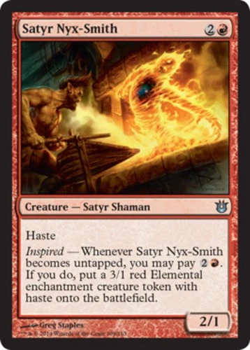 Satyr Nyx-Smith - Born of the Gods #109/165 MTG Magic The Gathering - Image 1 of 1