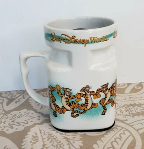 Walt Disney World TIGGER Ceramic Travel Non Slip Ceramic White Coffee Mug Cup - Picture 1 of 8