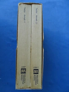 TACITO-ANNALI-DUE VOLUMI-BUR 1985-TESTO LATINO A FRONTE-INTROD. DI C.QUESTA - Imagen 1 de 2