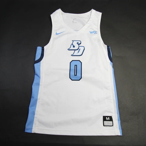 San Diego Toreros Nike Game Jersey - Basketball Men's White/Blue Used Cover