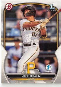 Bowman 2023 primera edición Jase Bowen 1st Bowman Pittsburgh Pirates #BPPF-146 - Imagen 1 de 2
