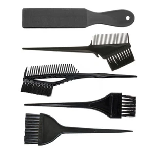 Hair Dyeing Tools Set 5pcs for DIY Hair Coloring with Brushes Plate - Picture 1 of 11