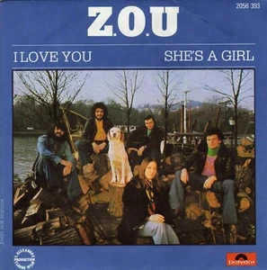 Z.O.U. I LOVE YOU / SHE'S A GIRL FRENCH 45 PS 7" - Picture 1 of 1