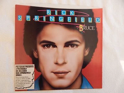 Rick Springfield "Bruce" Picture Sleeve! BRAND NEW! NICEST COPY ON eBAY! - Image 1 of 2