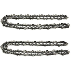 2 Pack 16 Inch Chainsaw Saw Chain Blade Pitch 3/8LP 0.050 Gauge 56DL Drive Links - Picture 1 of 8