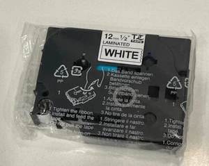 Brother TZ-E231 Label Maker Tape 12mm 1/2 Inch Black On White, p-Touch GL-H100 - Picture 1 of 6