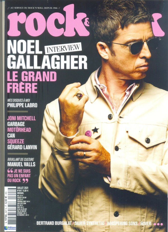 NOEL GALLAGHER_GARBAGE_MOTORHEAD_JONI MITCHELL_SQUEEZE ROCK & FOLK July 2021  - Image 1 of 1