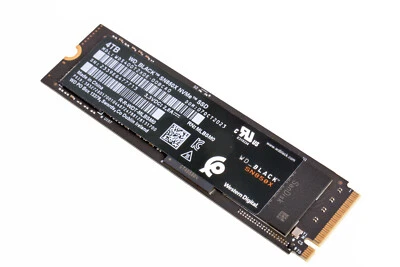 WD_BLACK Black SN850X 4000 GB - M.2  PS5  (WDS400T2X0E) SSD Gaming 4TB *94% - Bild 1 von 2