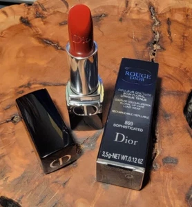 Rouge Dior Couture Floral Long Wear Lipstick #889 Sophisticated - Satin - Picture 1 of 4