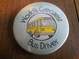 Weltweit größter Busfahrer Pin Neu Ungetragen - Bild 1 von 3