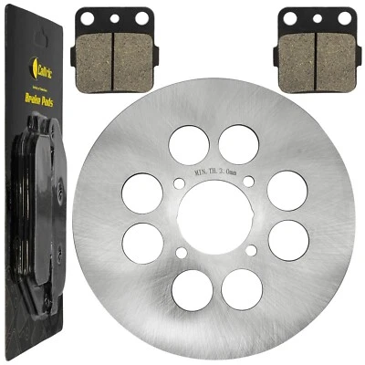 Rear Brake Disc Rotor w/ Brake Pads fits Yamaha Raptor 660R YFM660R 2002 - 2005 - Image 1 of 4