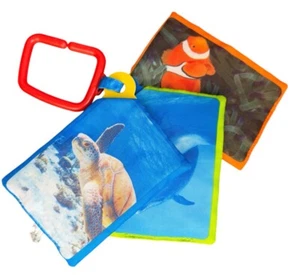 KNITTERTIERBUCH Baby Einstein Neptun Ozean Pullover Kinderwagen Spielzeug Ersatz - Bild 1 von 2