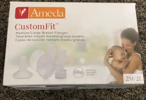 Ameda Custom Fit Breast Flanges, 2M/2L , New In Box - Picture 1 of 6
