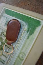 YTO International new brown boxed FAUX LEATHER KEY RING original