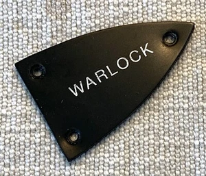 2008 B.C. Rich Warlock Electric Guitar Truss Rod Original Logo Cover Plate - Picture 1 of 3