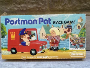 Vintage Rare Postman Pat Race Board Game Boxed & Complete Falcon 1981 BBC ITV - Picture 1 of 13