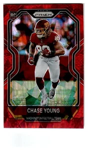 2020 Panini Prizm #383 Chase Young Prizm Red Ice - Picture 1 of 2