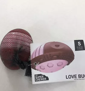 Bark Box Love Bug Ladybug Rubber Dog Toy Small Dental Scrubbers Squeak Valentine - Picture 1 of 4