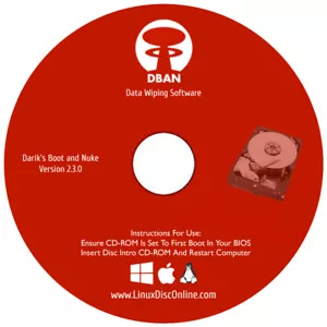 Hard Drive Wipe Erase Format Destroy Data Clean PC Disk Eraser Cleaner NEW 2024 - Picture 1 of 4