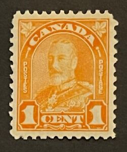 Travelstamps: 1930 Canada Stamps Scott #162 - 1 Cent Arch Leaf Issue Mint MOGH