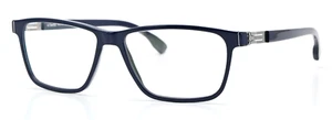 IC! BERLIN Brille Data True Blue HD Rechteckig Leicht Flexibel aus Berlin S M - Bild 1 von 9