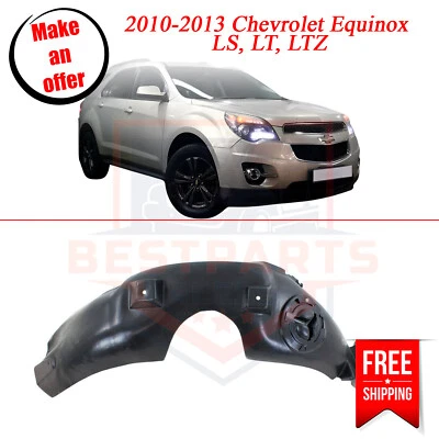Front Fender Liner plastic left side for 2010-2013 Chevrolet Equinox LS, LT, LTZ - Image 1 of 4