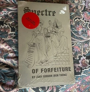 RARE Spectre Of Forfeiture paperback Law Textbook Book New Wrapped Judy Osburn - Picture 1 of 6