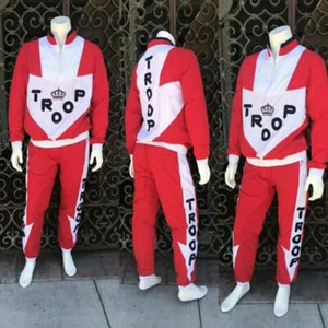 Men's Troop Red | White Windbreaker Fashion Track NWT - Picture 1 of 3