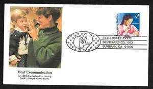 #2783  29c Deaf Communication - Fleetwood FDC - Picture 1 of 2