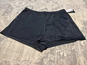 new Maxine Of Hollywood Women’s Black Swim Shorts Plus Size 24W - Picture 1 of 5