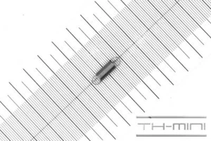 Zug-Feder 0,5mm Haken Öse 5x17,4mm 0,9kg Spiral Edel-stahl rostfrei Metall - Bild 1 von 1