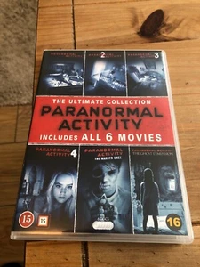 PARANORMAL ACTIVITY 1-6 DVD SET ULTIMATE COLLECTION VG CONDITION - Imagen 1 de 2
