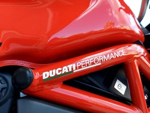 ADESIVO DUCATI PERFORMANCE + TRICOLORE PER TRALICCIO 15 CM. - Monster 821 - 1200 - Foto 1 di 6