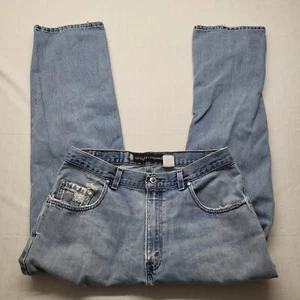 Vintage Levis Silvertab Jeans Mens 33/30 Relaxed Straight 90s Y2K Distressed USA - Picture 1 of 22