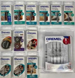 Dremel Cutter Abrasive Brush Wheel Sander Mandrel Router Bit Set ~ YOU Choose! - Picture 1 of 30