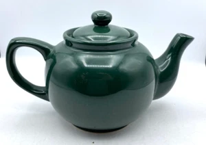 Crown Stoneware Green Teapot Good Condition - Picture 1 of 7