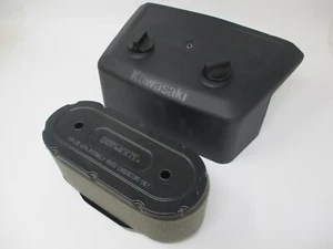 Genuine Kawasaki 11011-6001 Air & Pre Filter & Cover 11013-7027 FH601V FH641V - Picture 1 of 7