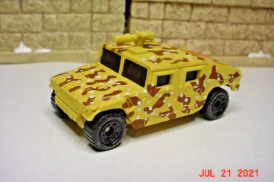 Matchbox 1 Hummer Desert Tan Camo 1/64 j53 - Image 1 of 4