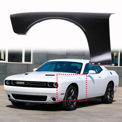 Front Driver Side Fender For 2008-2022 Dodge Challenger Left Side Primed Steel Foto 1 de 4