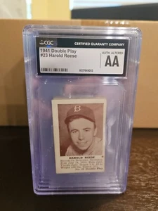 HAROLD PEE WEE REESE 1941 DOUBLE PLAY ALTERED #23 CGC AA - Picture 1 of 1