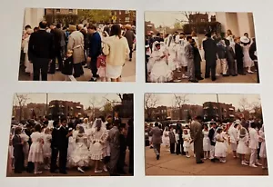 Fotos encontradas de colección - Comunión Católica de Chicago de los 80 - Lote de 4 - Cándido Medio Oeste - Imagen 1 de 15