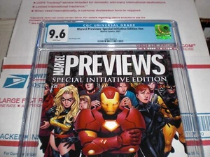 MARVEL PREVIEWS: SPECIAL INITIATIVE EDITION #NN 2007 CGC  9.6 MARVEL *NEW SLAB* - Picture 1 of 8