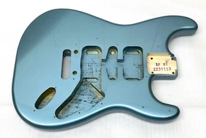 Genuine Fender Squier 2-Pt TREMOLO STRAT BODY Blue Affinity Electric Guitar - Picture 1 of 17