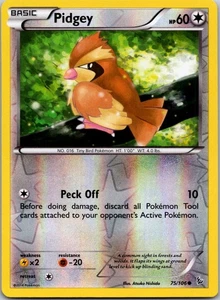 Pidgey 75/106 Common - Pokemon TCG XY: Flashfire - Reverse Holo LP - Bild 1 von 2
