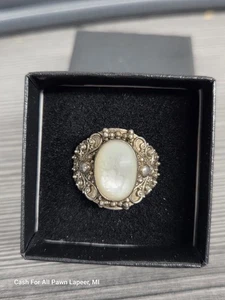 Anillo Estate BA Suarti Plata Esterlina 925 Concha Bali Banda 10 Gramos Talla 8.25 - Imagen 1 de 4