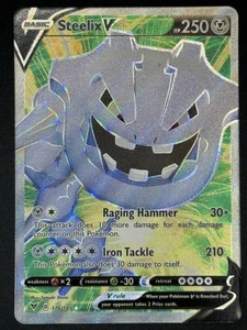 Steelix V 176/185 Pokemon TCG SWSH04: Vivid Voltage Ultra Rare Full Art NM - Picture 1 of 2