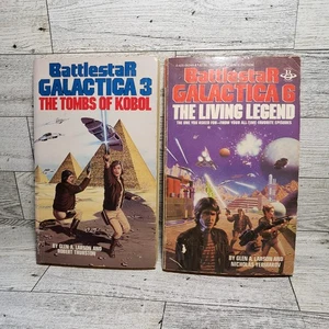 Battlestar Galactica Tombs of Kobol 1979 The Living Legend 1982 Paperbacks VTG - Picture 1 of 10