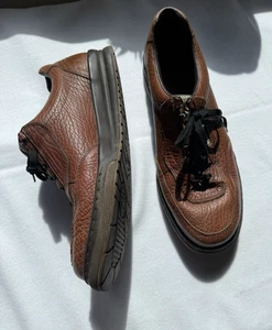 Mephisto Run Off Herrenschuhe Gr. 15 Braun Leder Walking Comfort Soft-Air Spitze - Bild 1 von 7